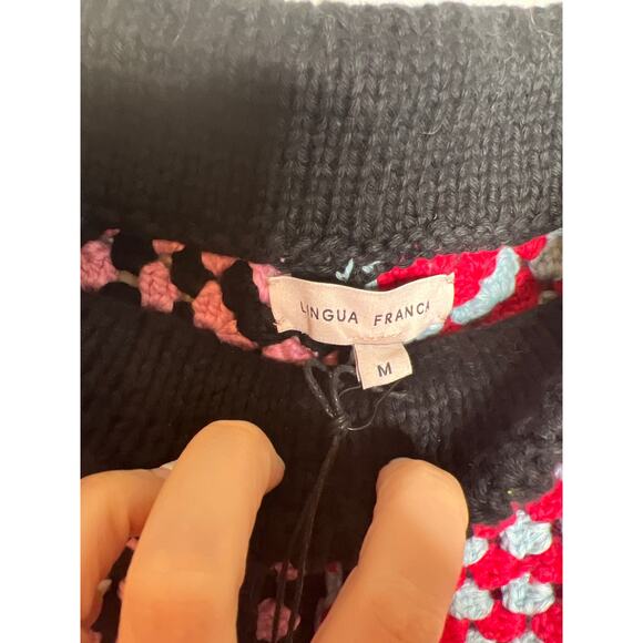 NWT Lingua Franca NYC Simko Crochet Shorts Glacier Pink Multi Size: Medium - Picture 5 of 7